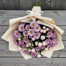 Букет цветов из:  Розы и Хризантемы в Ярославле