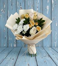 Букет цветов из:  Розы и Хризантемы в Ярославле
