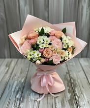 Букет цветов из:  Гвоздики, Розы и Хризантемы #REPLACE_PRED# Ярославле